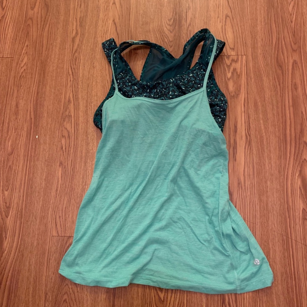 Lululemon tank top shirt bra size 8 medium
